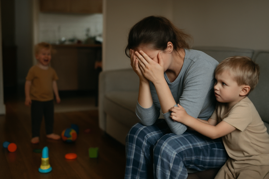 Stressed-Moments-in-a-Family-Home